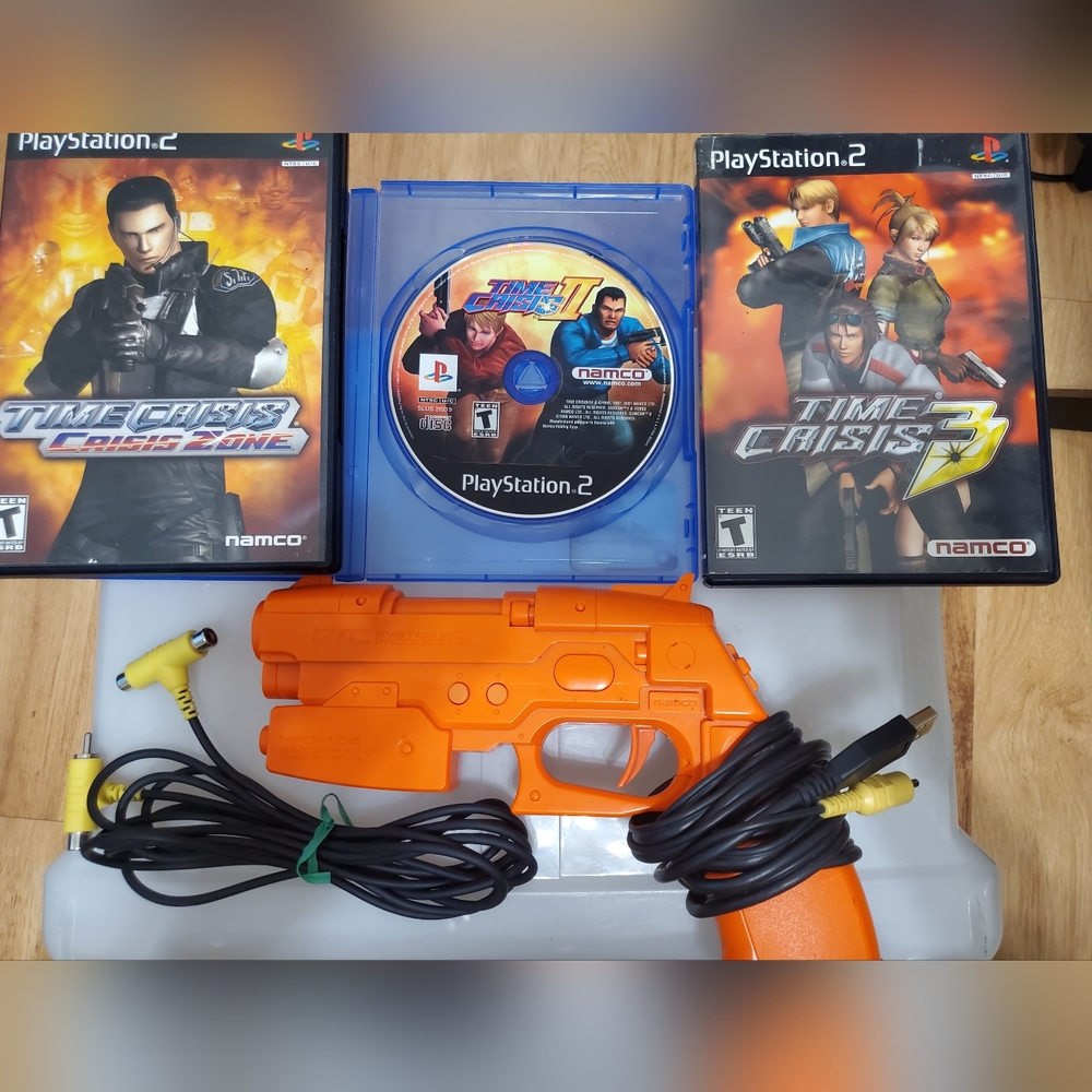 TIME CRISIS BUNDLE FOR PLAYSTATION 2